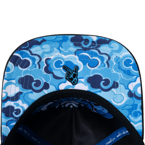 BLUE JC HATS MASK BLACK