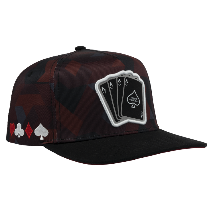 POKER CAMO BURGUNDY