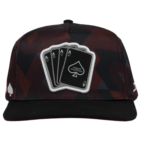 POKER CAMO BURGUNDY